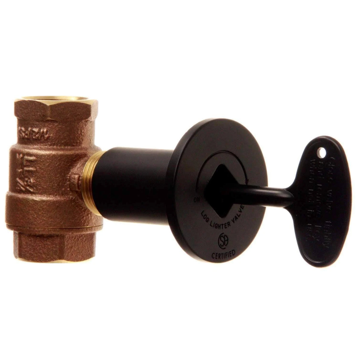 Flat Black Natural Gas Fire Pit Burner Ring Kit V44732