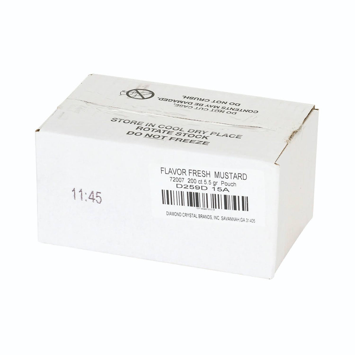 Mustard Pouch 5.5 Gram - 200 per Case D183436