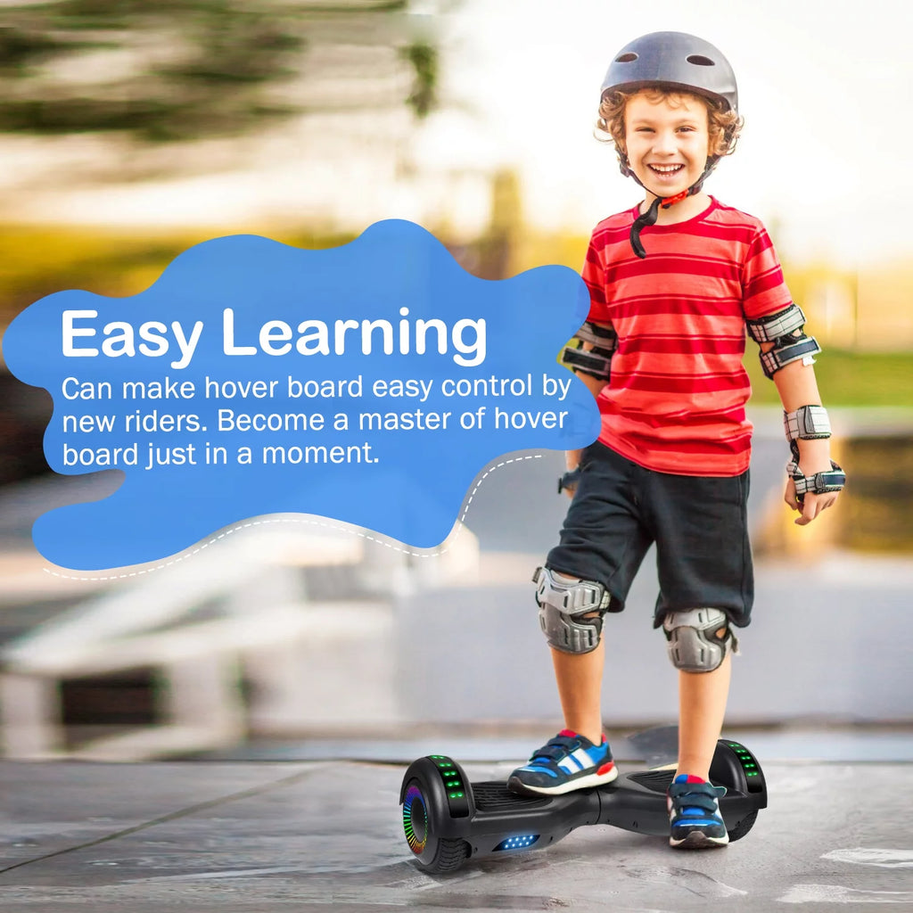 Orange and Gray Self Balancing Hoverboard with LED Lights and Bluetooth D537565