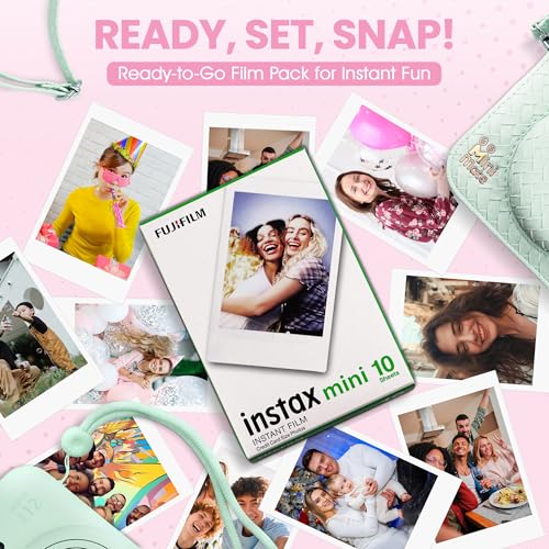 Blossom Pink Instant Camera with Case and Film S16911