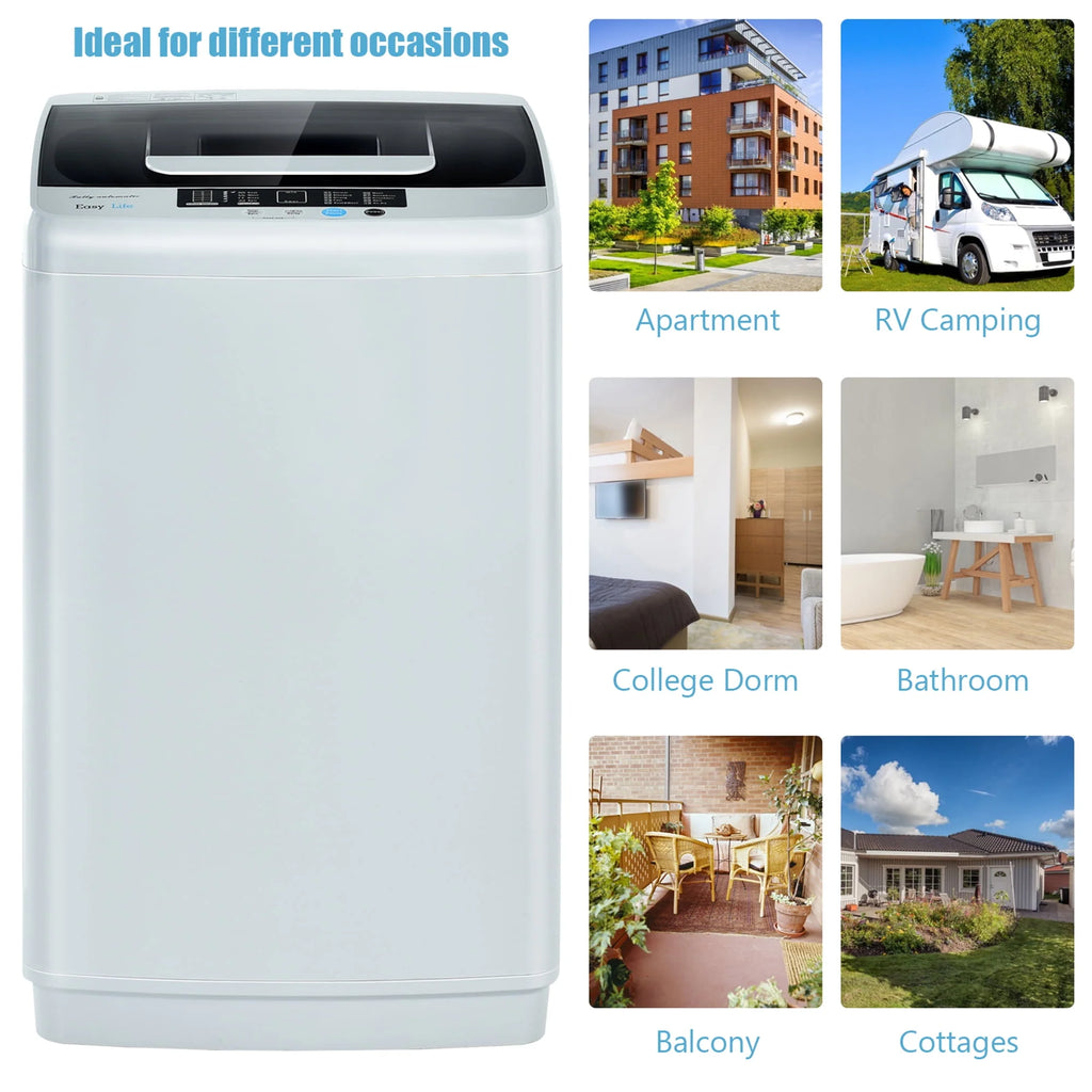 Portable Compact Full-Automatic Washing Machine 8.8 lbs E63191