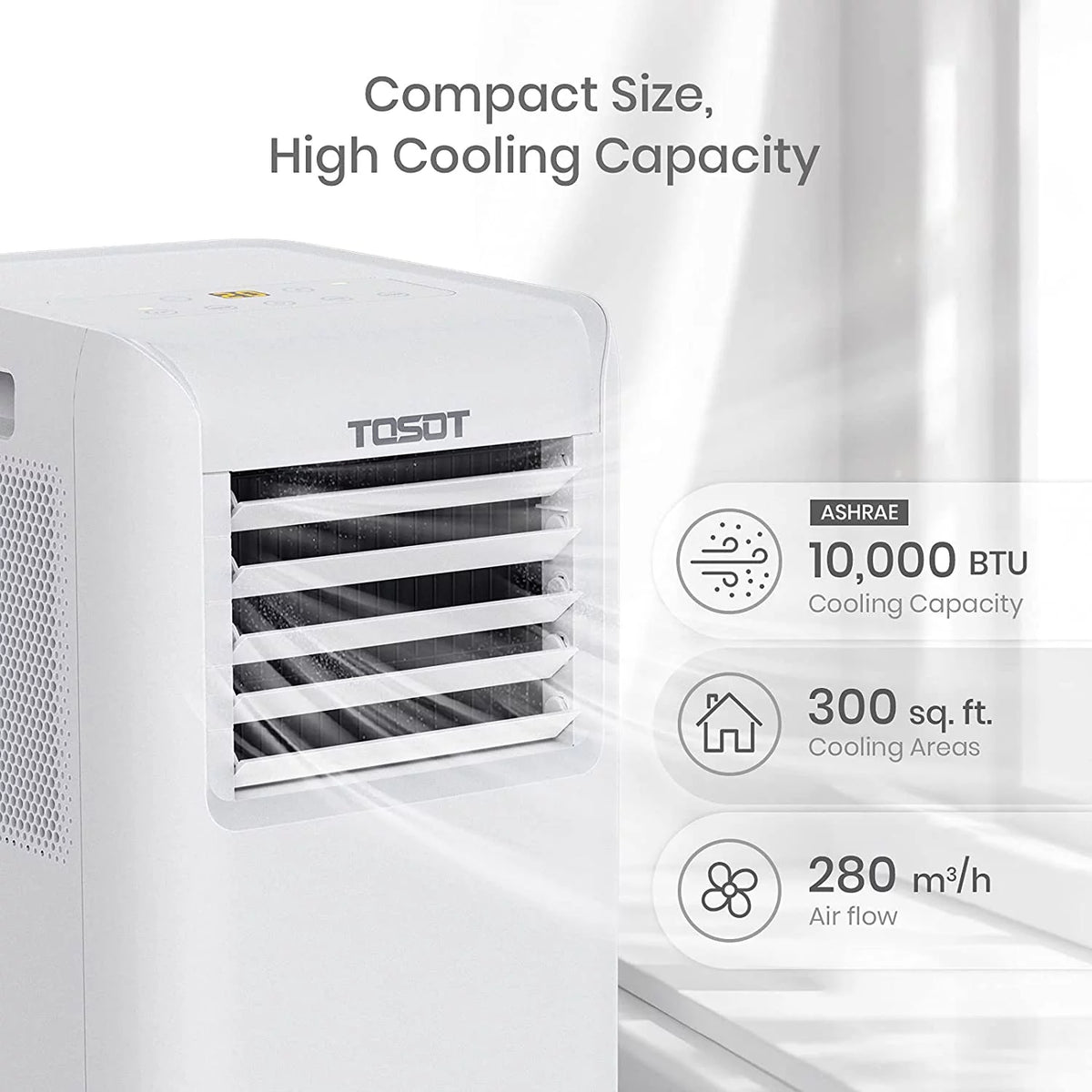 10,000 BTU 3-in-1 Portable Air Conditioner V9509