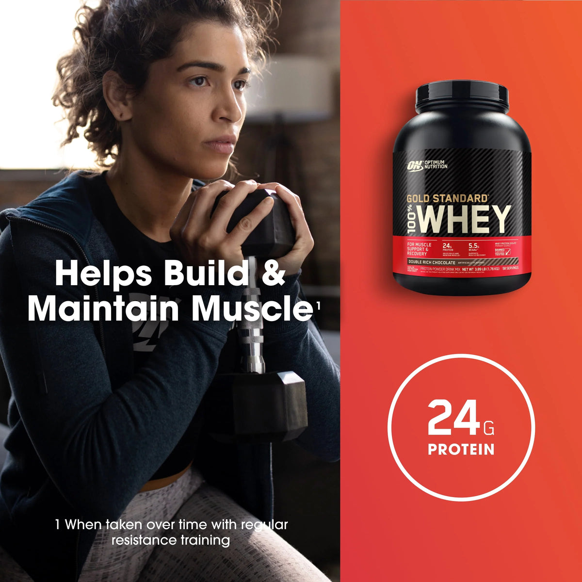 Whey Protein Powder Double Rich Chocolate 58 Servings M234