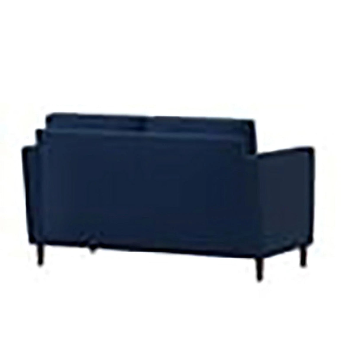Navy Blue Fabric Loveseat I6290