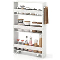 White 4-Tier Rolling Storage Cart T8592