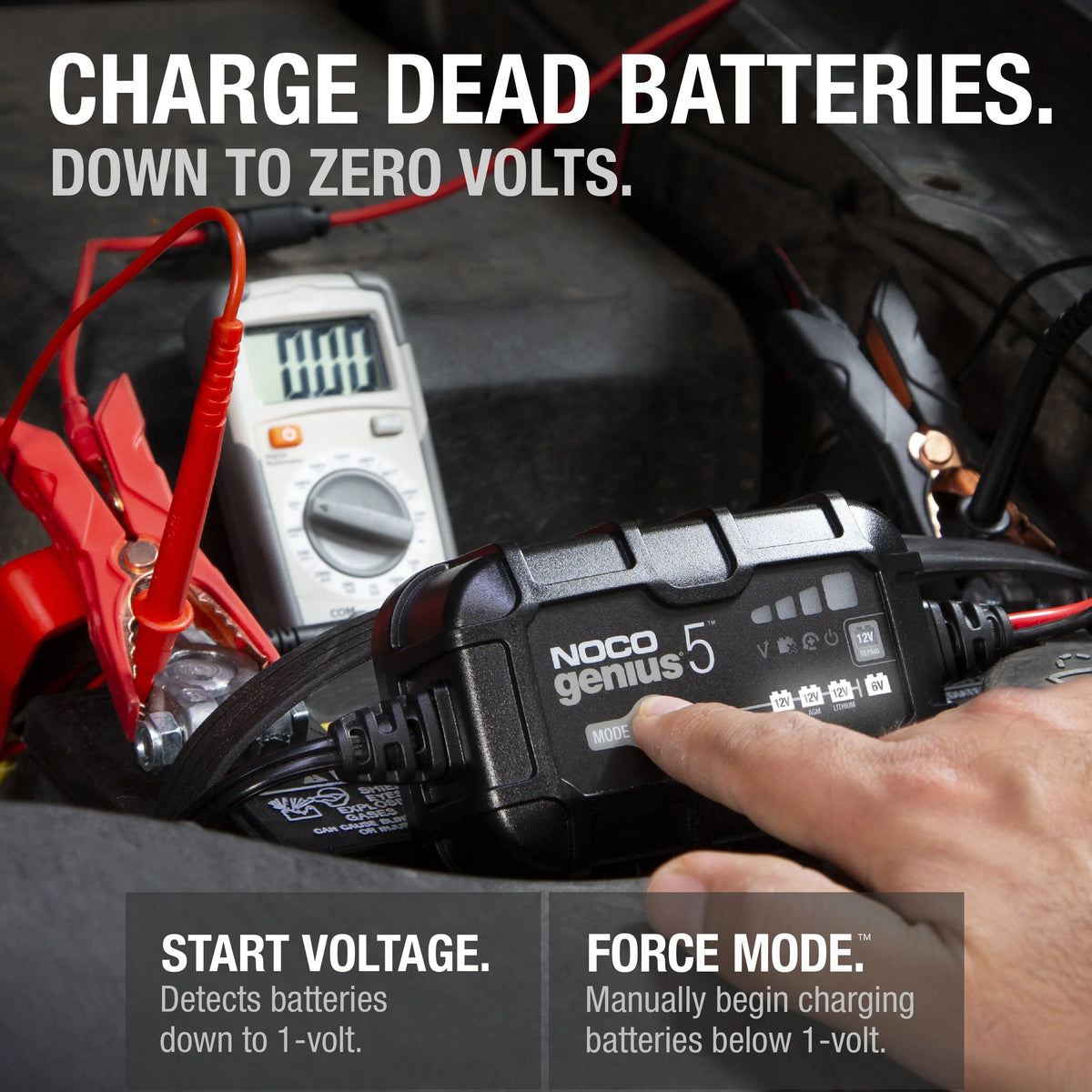 6V/12V 5A Smart Battery Charger and Maintainer G656