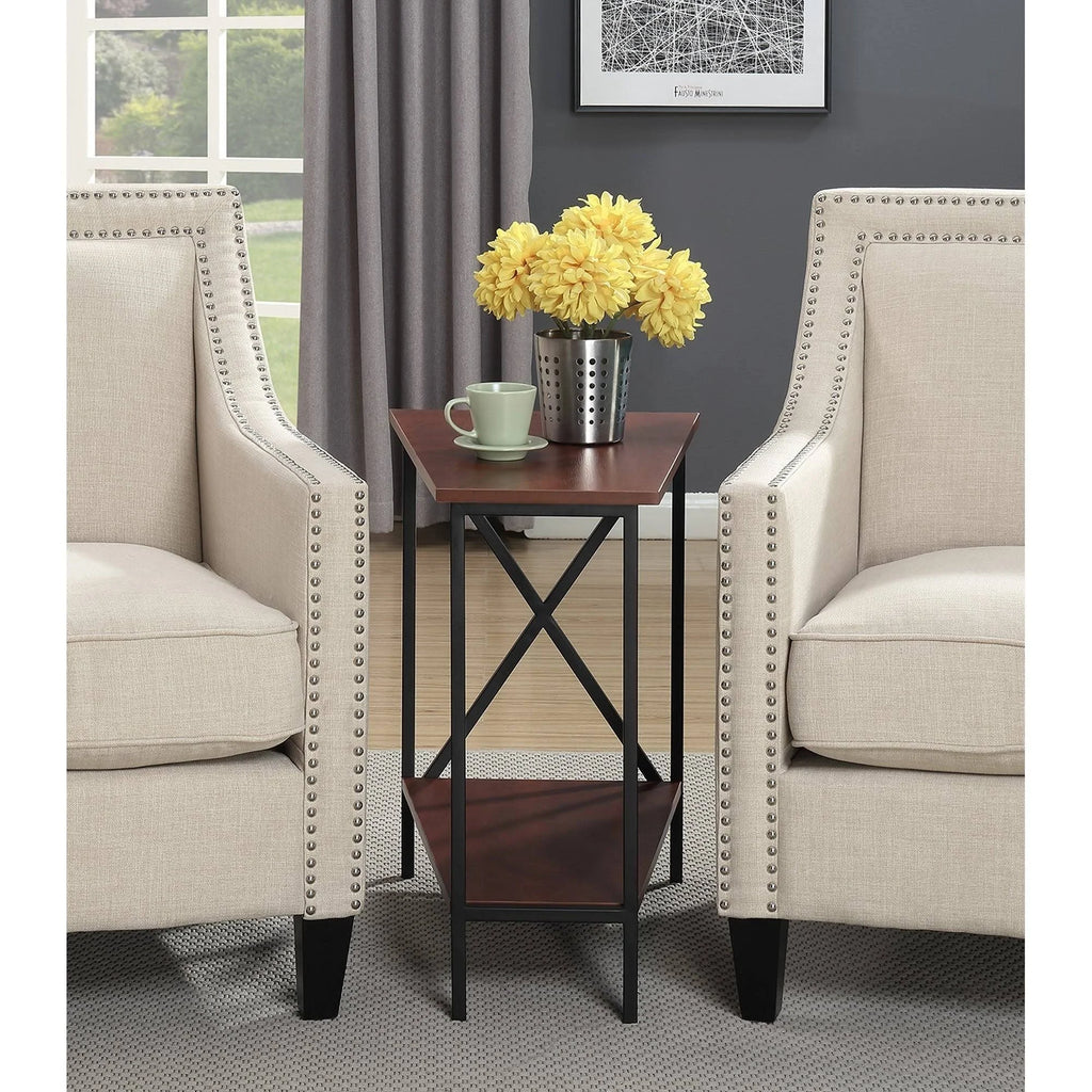 Weathered Grey Wedge End Table I619