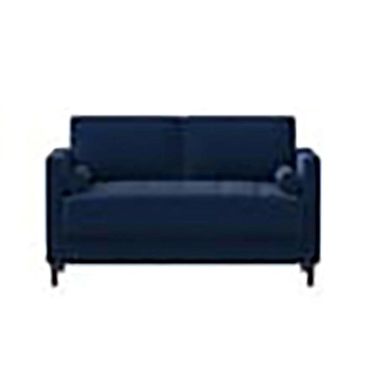 Navy Blue Fabric Loveseat I6290