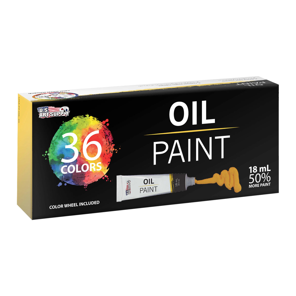 36 Color Set of Art Oil Paint in Large 18ml Tubes G24786