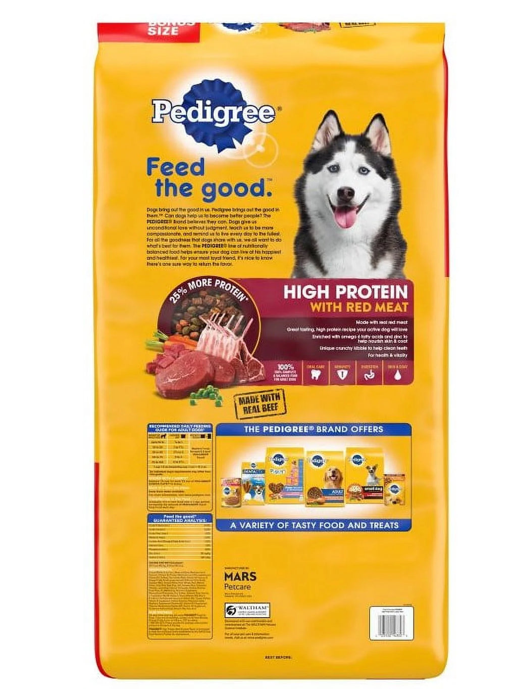 44 lb. Dry Dog Food Beef and Lamb Flavor V60295