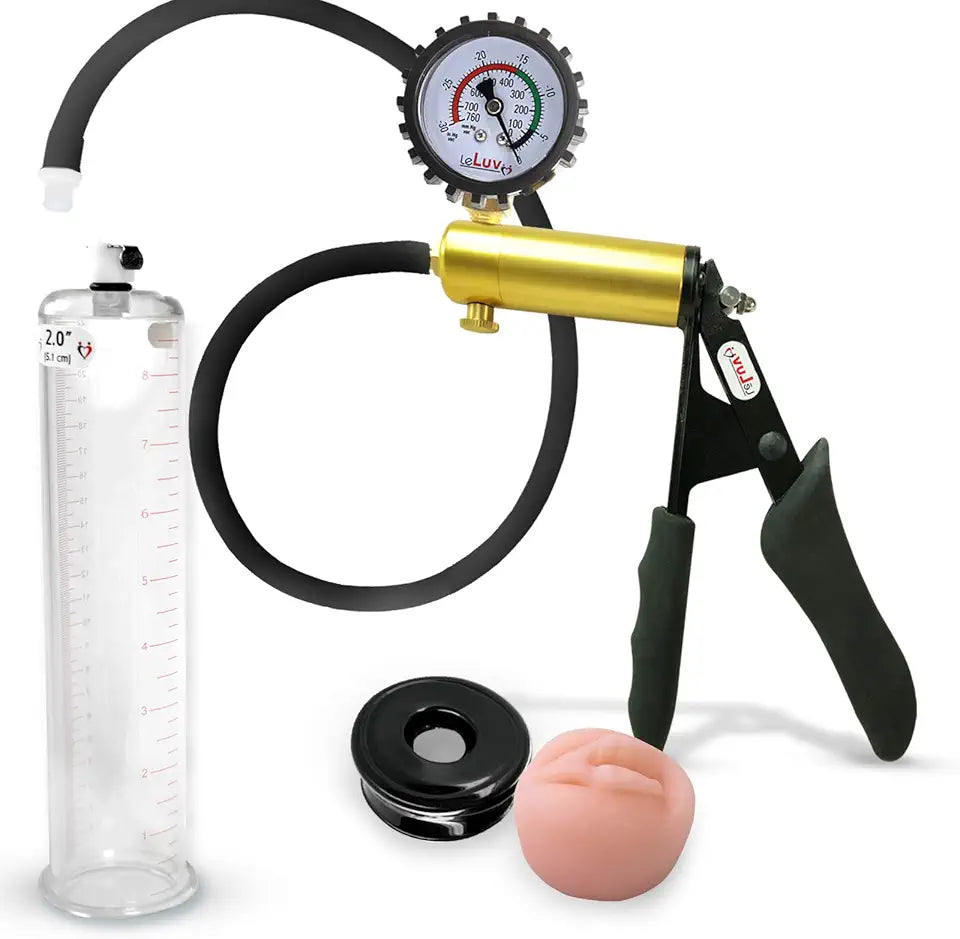 Penis Pump Kit with Silicone Grips and Hose F5383