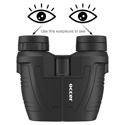 12x25 Compact Waterproof Binoculars with Low Light Vision M32938