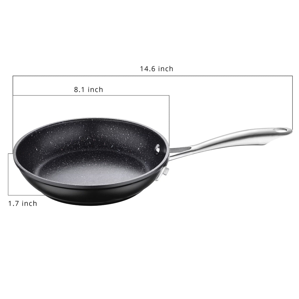 8" Black Non-Stick Fry Pan J12266