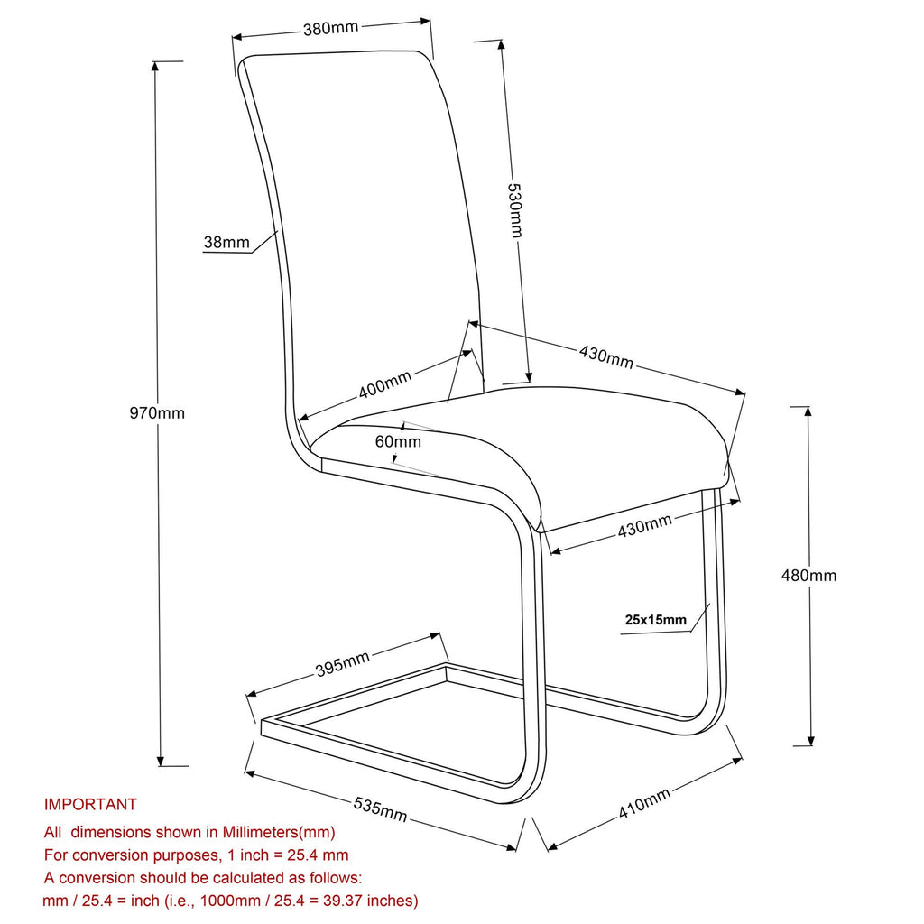 Grey Side Chair, Set of 2 L4109