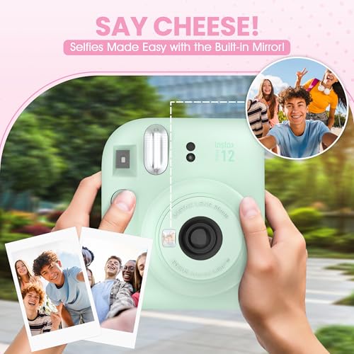 Blossom Pink Instant Camera with Case and Film S16911