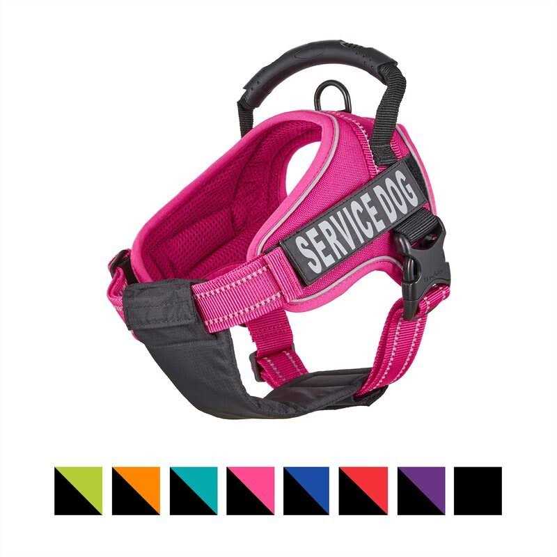 Service Dog Harness with Reflective Patches and Handle J505238