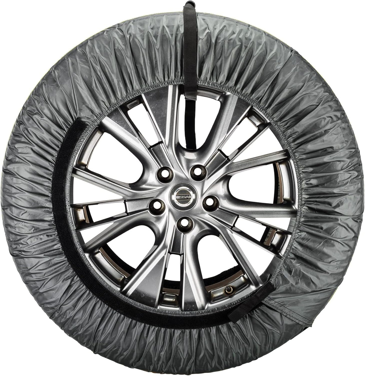 4 Piece Wheel Bags for Winter, Fits Tires 22 inches to 31 inches Black D67301