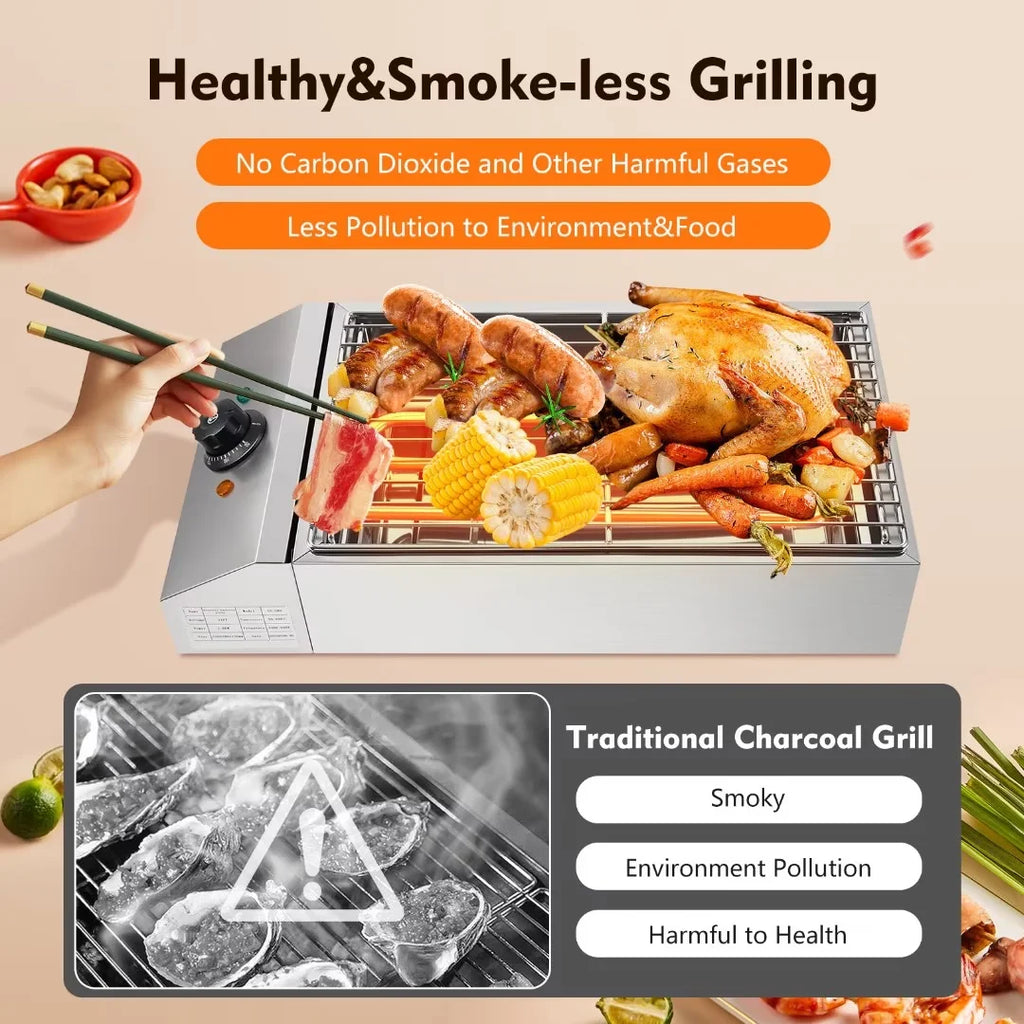 Portable Electric Stainless Steel Grill L443