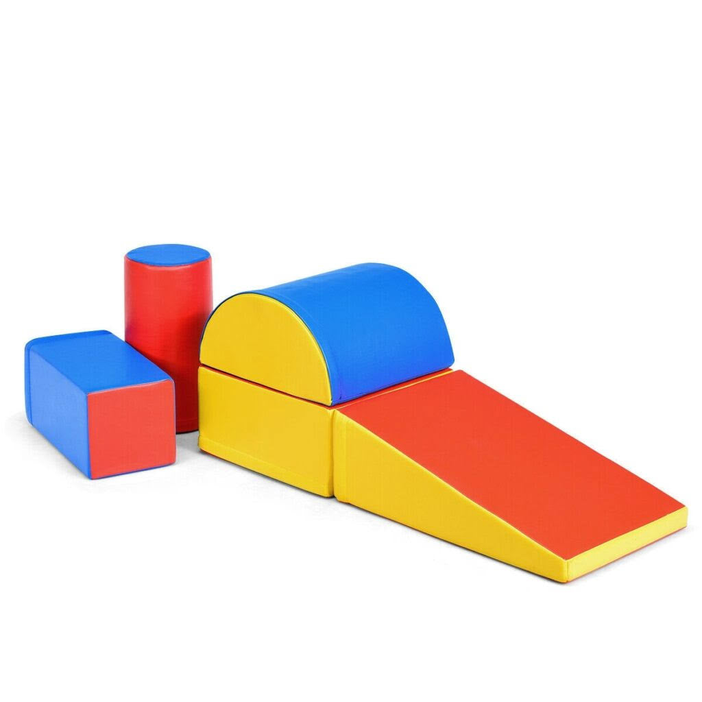 5-Piece Set Climb Activity Play Foam Blocks Red G350228