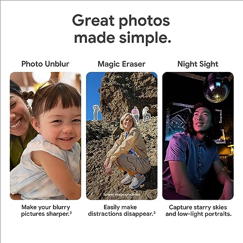 Charcoal 128 GB Unlocked Android Smartphone with Wide Angle Lens Z526523