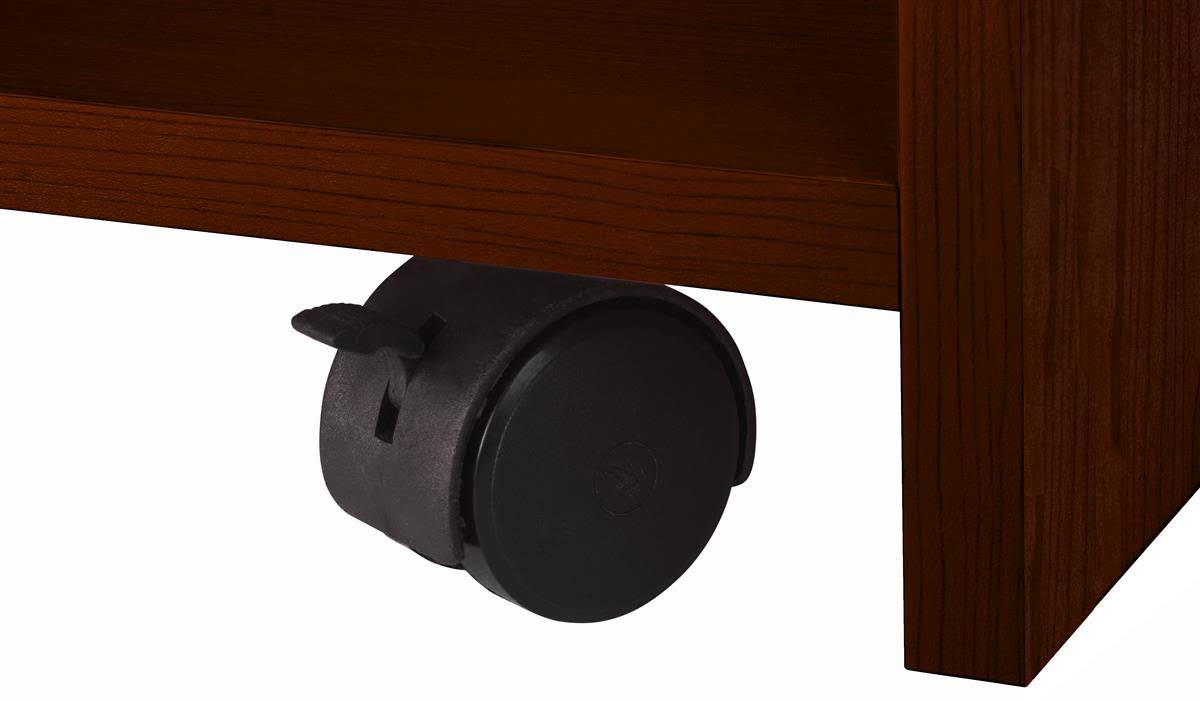 Hostess Counter with 4 Hidden Casters & Adjustable Shelf X632