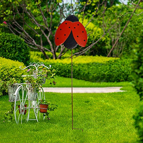 Blue Butterfly Metal Garden Stake X13783