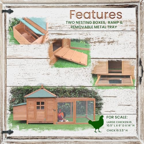 Wood Outdoor Cat House with Multi Levels, Waterproof Roof, Escape Doors, and Ledge Seating, 30.7" x 22" x 35.4" V6893