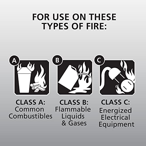 1 Pack Red Multi Purpose Fire Extinguisher 1A10BC S811787
