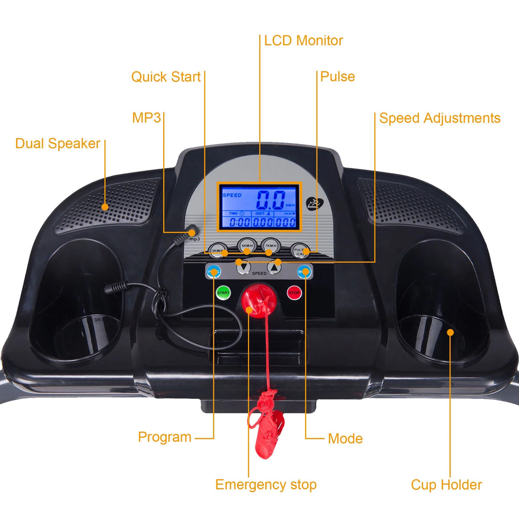 Foldable Incline Motorized Treadmill X593179