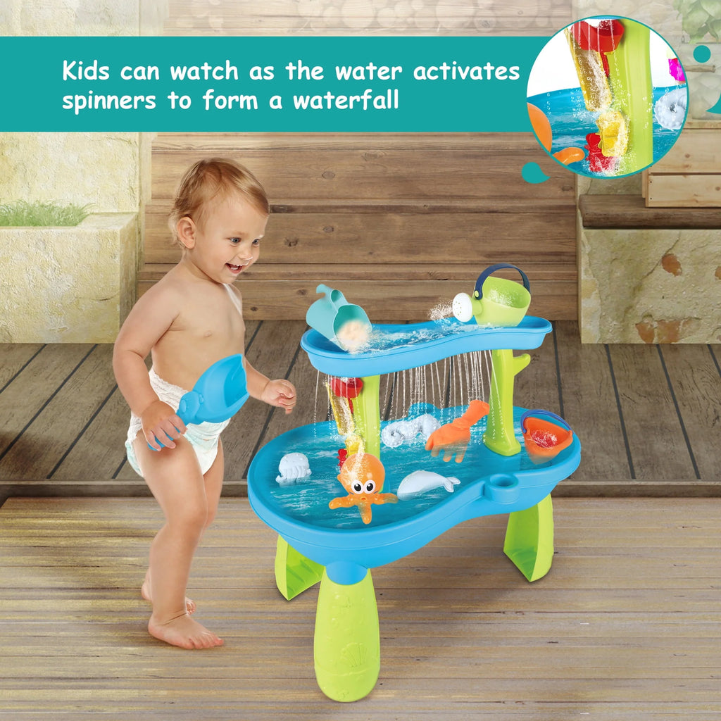 Sand and Water Table with 19PCS Accessory Set D448