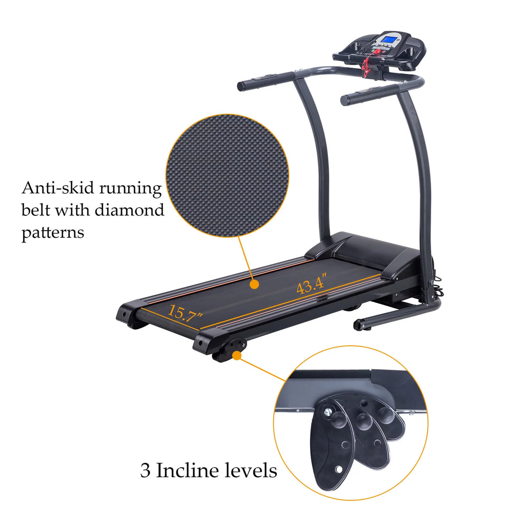 Foldable Incline Motorized Treadmill X593179