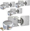4 Keyed Alike Padlocks with Hidden Shackle V48190