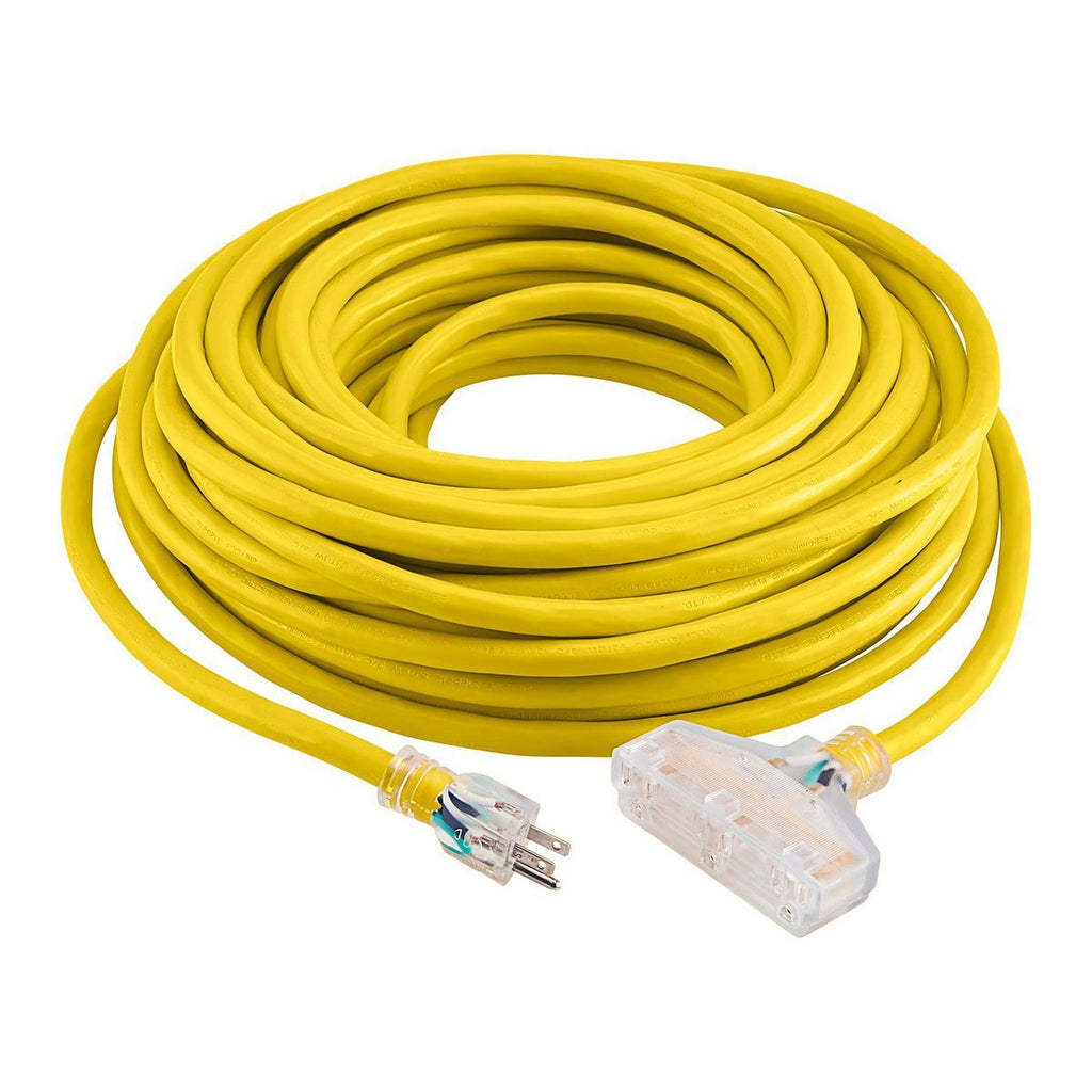 100 ft. 10/3 Gauge Triple-Tap Extension Cord I311