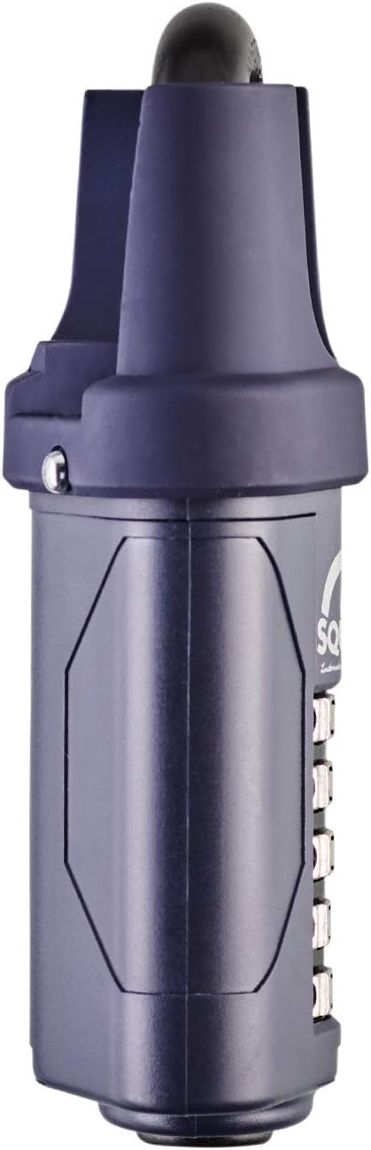 Blue 60 mm Alloy Steel 5 Wheel Combination Padlock, Pack of 2 O9692