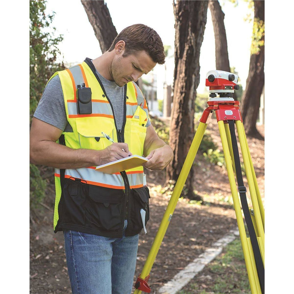 Fluorescent Red Surveyors Vest F8927