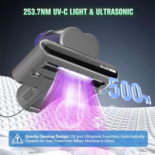 Mattress Vacuum Cleaner with UV-C Light, 16Kpa, 140°F Heat, Corded Z963509