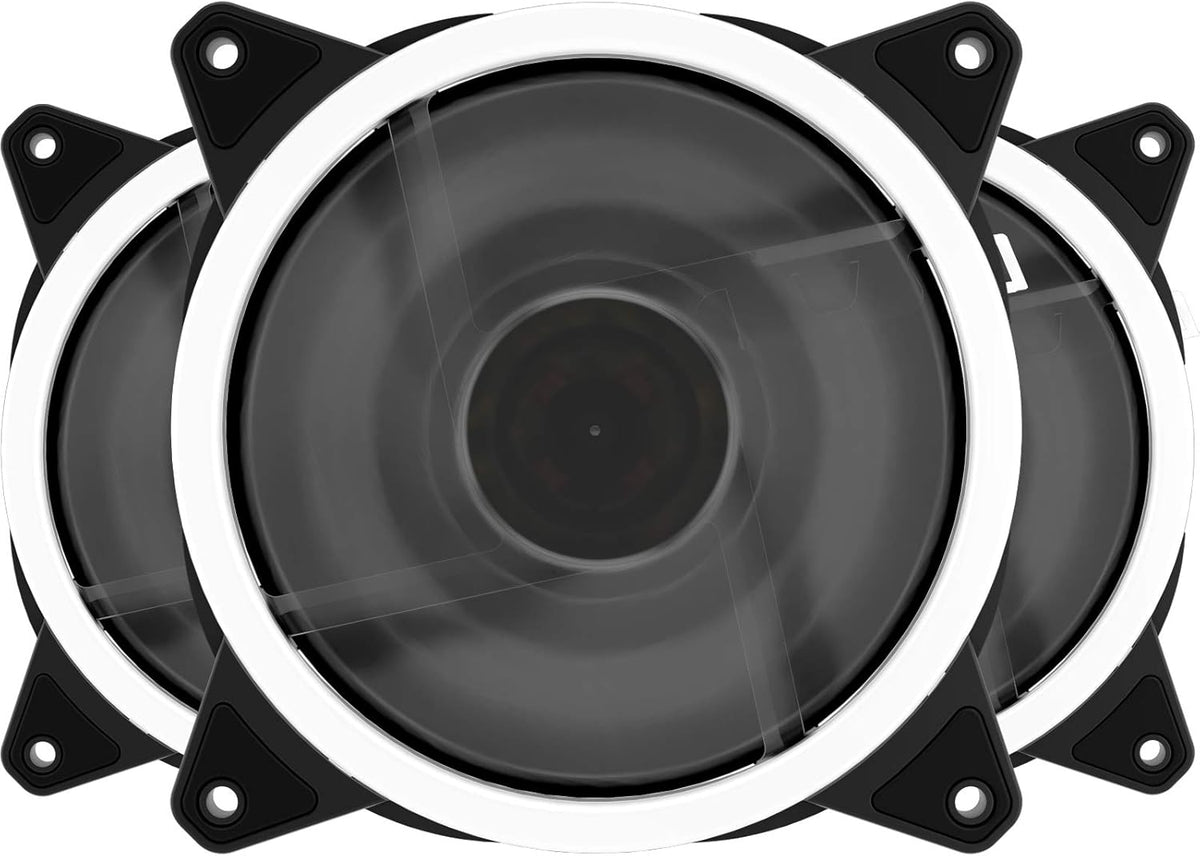Red 120mm LED Silent Computer Case Fan 3 Pack Y736