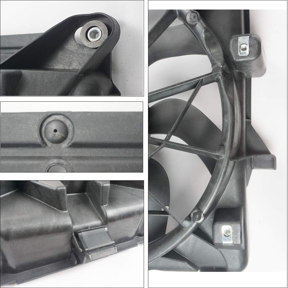 Replacement Dual Radiator & Condenser Cooling Fan Assembly C504