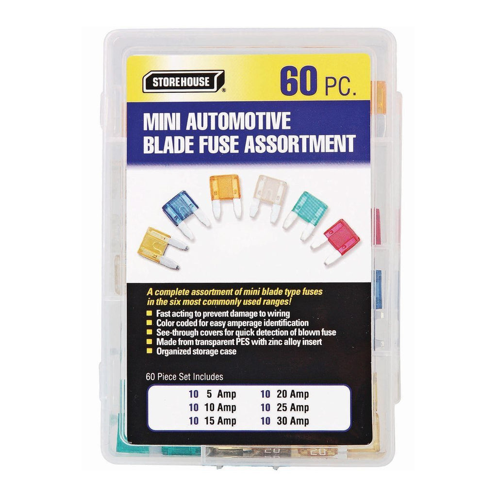 Mini-Blade Fuse Set, 60-Piece Q8264