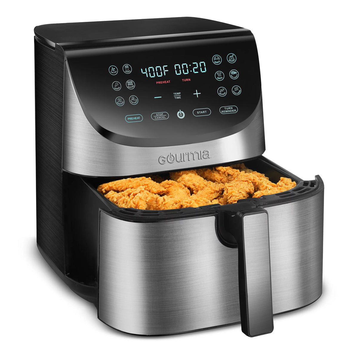 8 Qt Digital Air Fryer with 12 One Touch Presets M6033