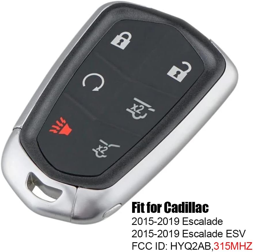 Keyless Entry Remote Control Smart Car Key Fob 1piece Pack of 2 Q748