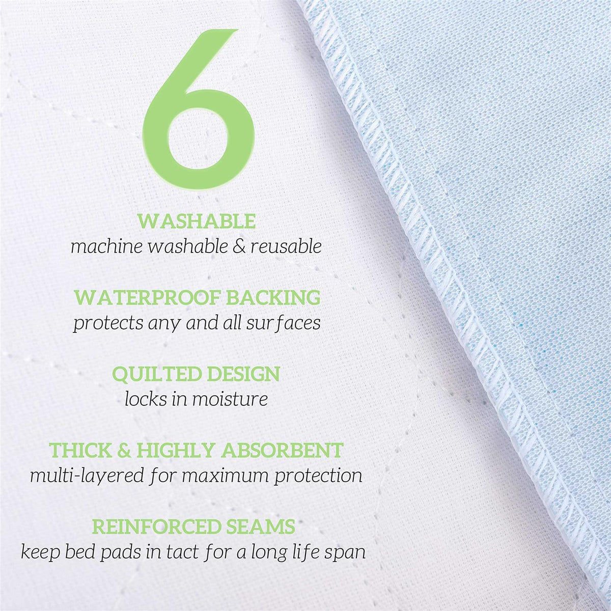 Washable Underpads Large Bed Pads Z252626