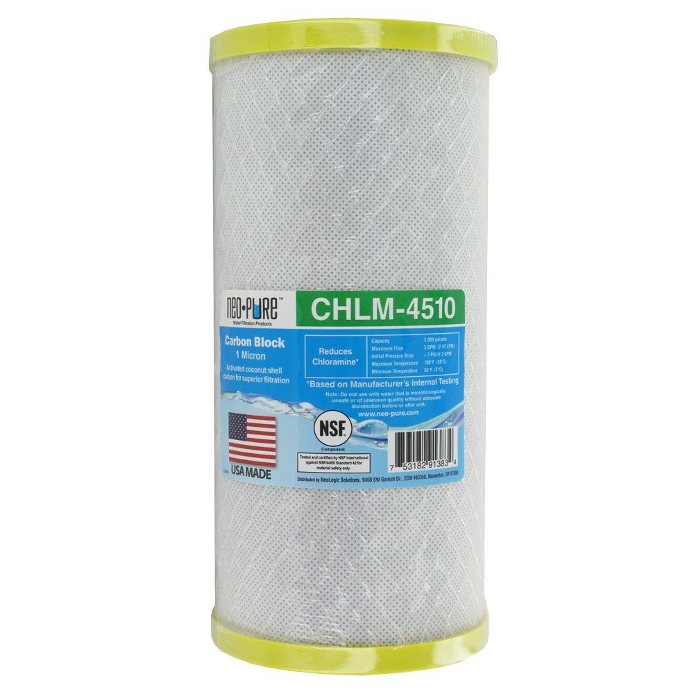 Chloramine Carbon Block Filter 1 Micron T3354