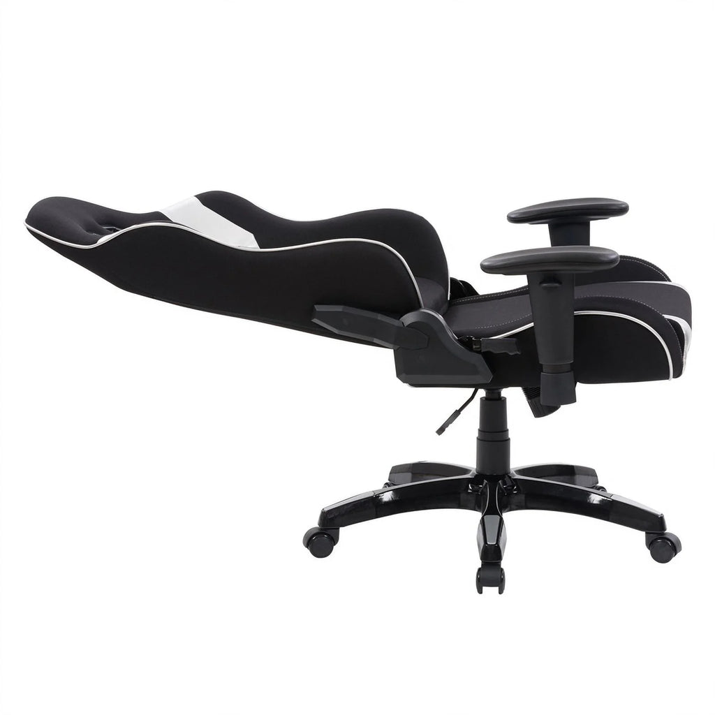 Black High Back Fabric Ergonomic Gaming Chair L66153