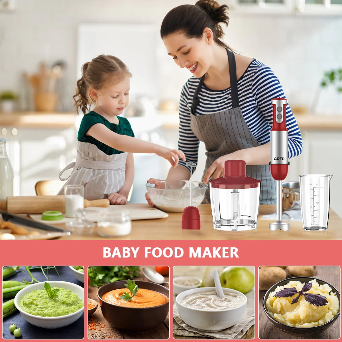 5-in-1 Immersion Hand Blender E921