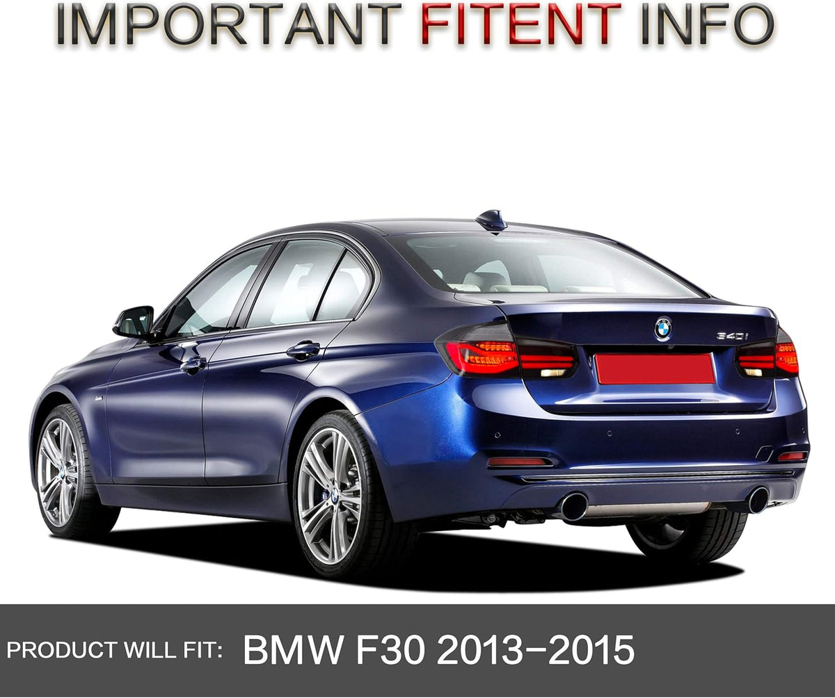 Black Tail Lights Assembly for BMW 3 Series F30 G88717