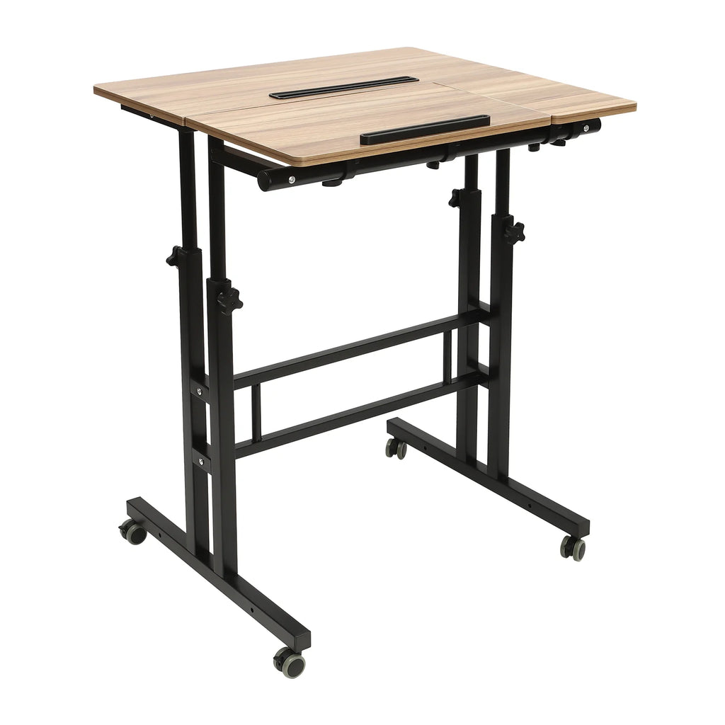 Mobile Stand Up Desk with Wheels L14807
