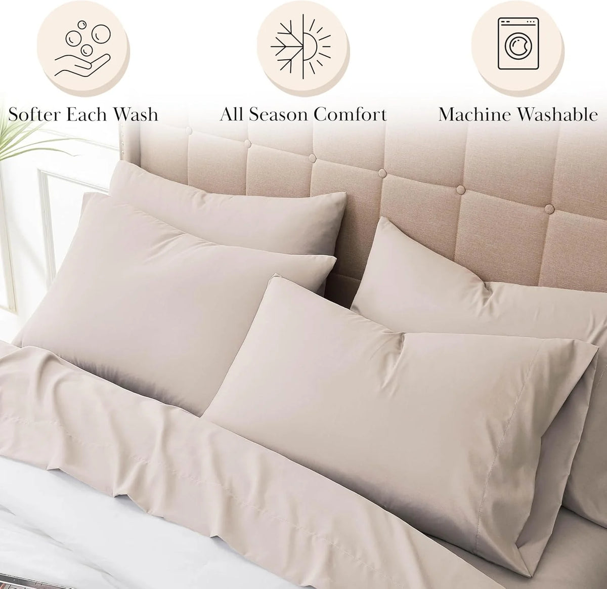 Deep Pocket Microfiber Sheet Set Y510
