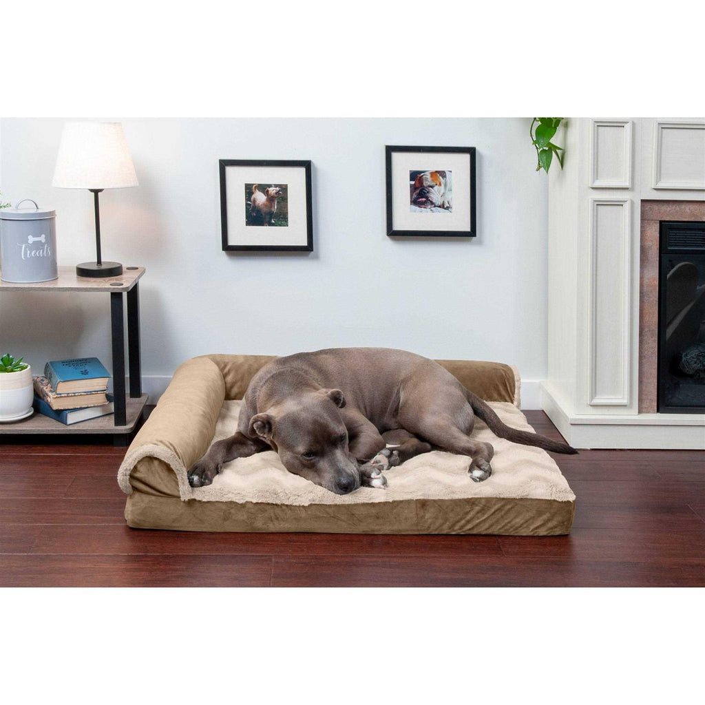 Velvet Chaise Lounge Dog Bed X27475