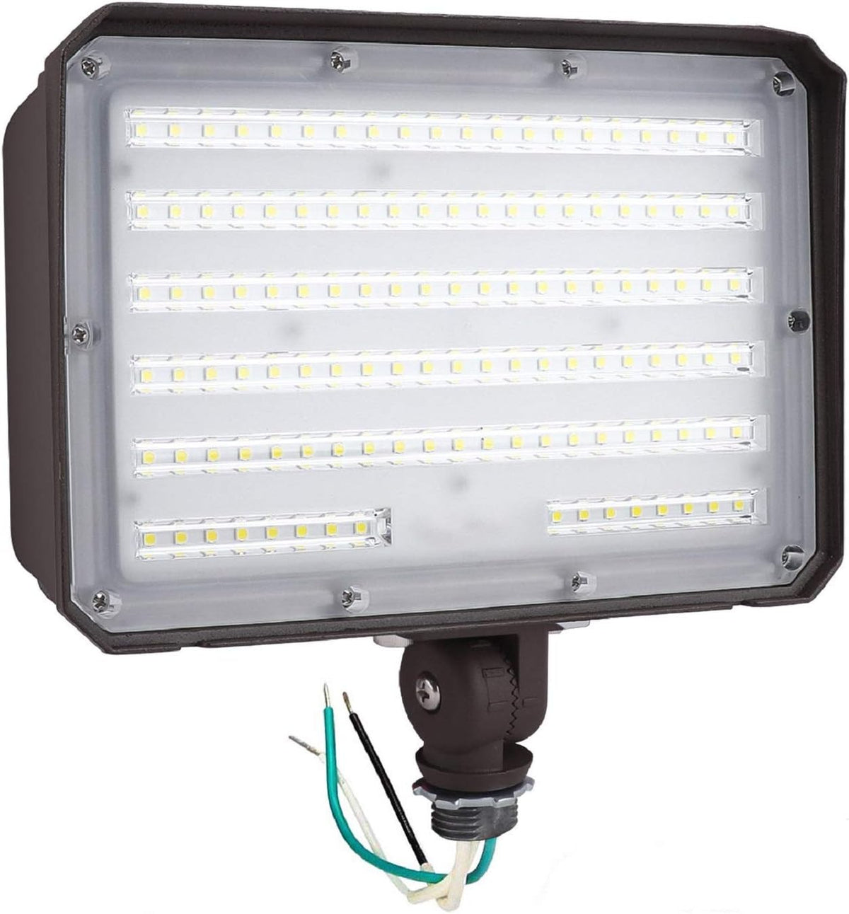 100W LED Flood Light with Knuckle Mount, IP65 Waterproof, 5000K Daylight E505